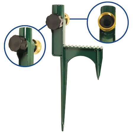 Thrifco Plumbing Heavy-Duty Zinc Sprinkler Head Step Spike 8430422